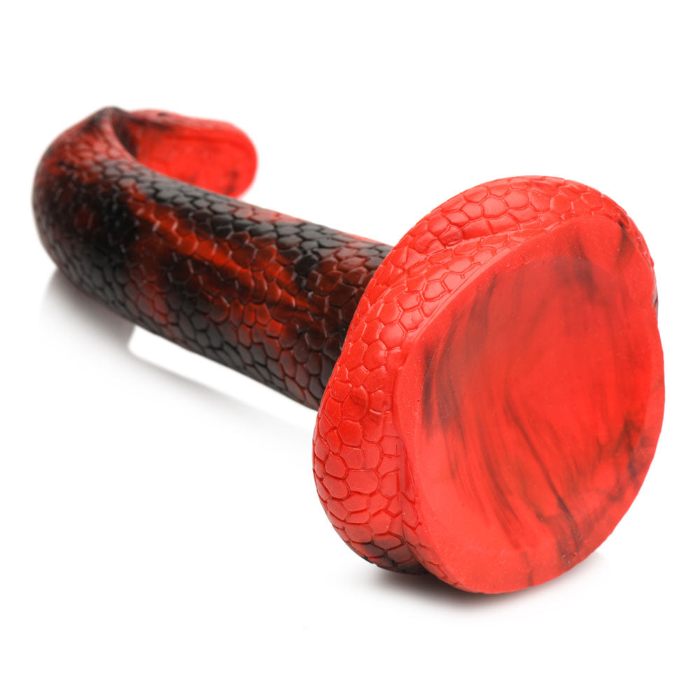 Creature Cocks King Cobra Silicone Dildo - Red 21.4 cm Fantasy Dildo-AH196