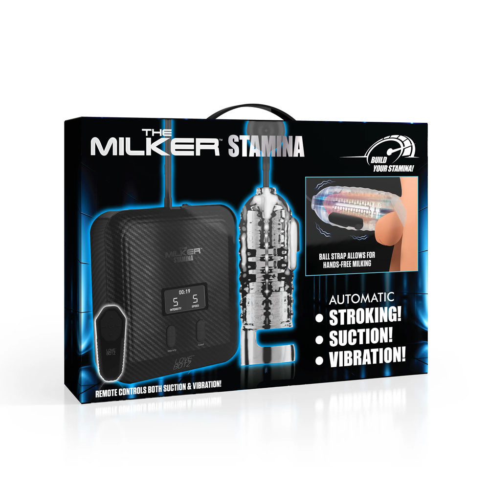 LoveBotz The Milker Stamina - Mains Powered Milking Masturbator-AH342