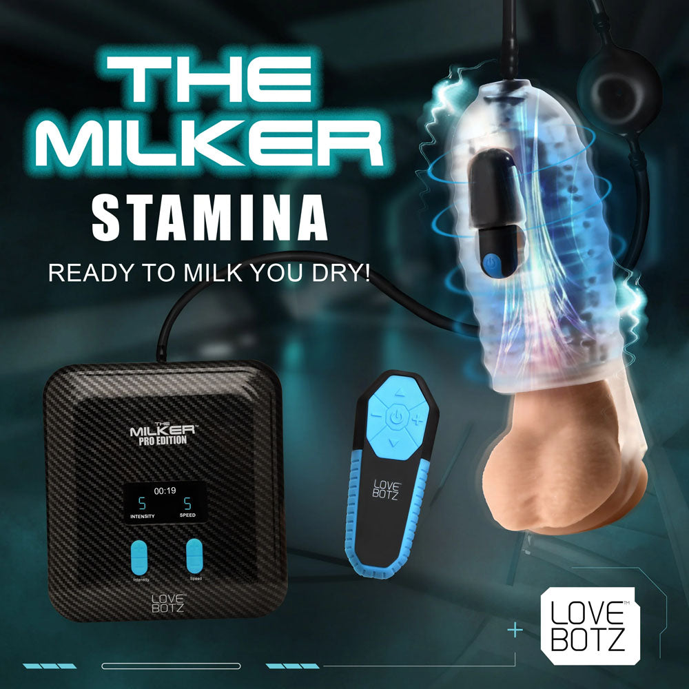 LoveBotz The Milker Stamina - Mains Powered Milking Masturbator-AH342