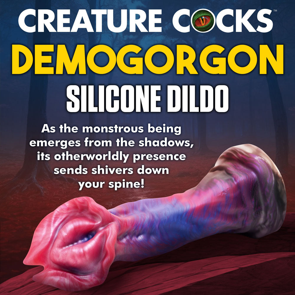 Creature Cocks Demogorgon - Multi-Coloured 22.6 cm Fantasy Dildo-AH357