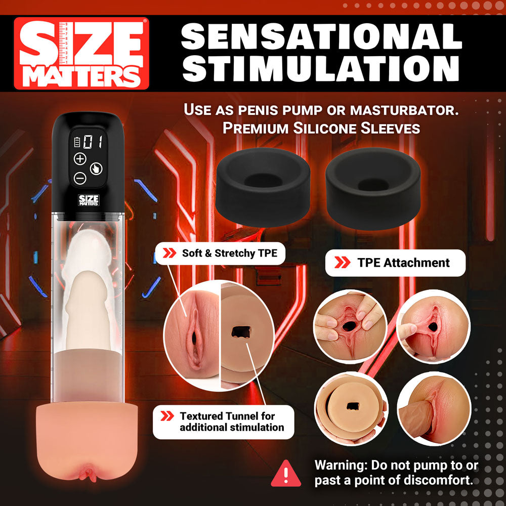 Size Matters Sucking Penis Pump-(ah367)