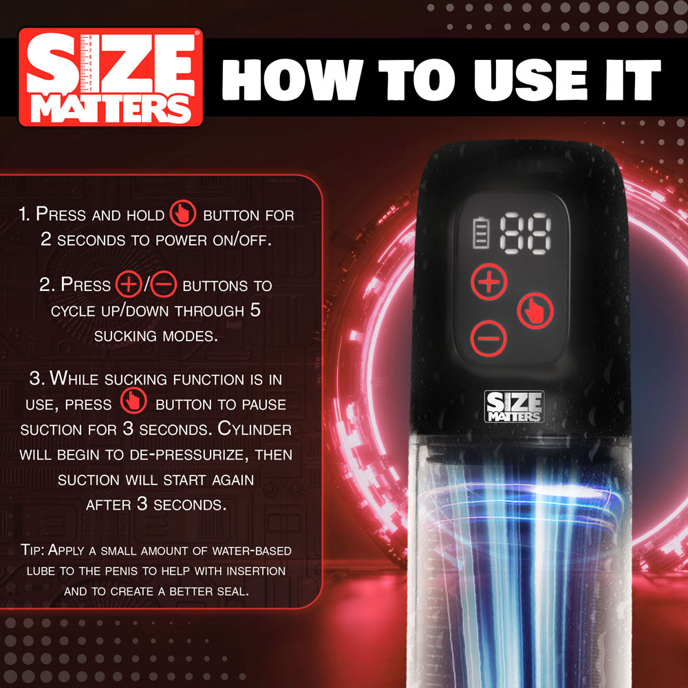 Size Matters Sucking Penis Pump-(ah367)