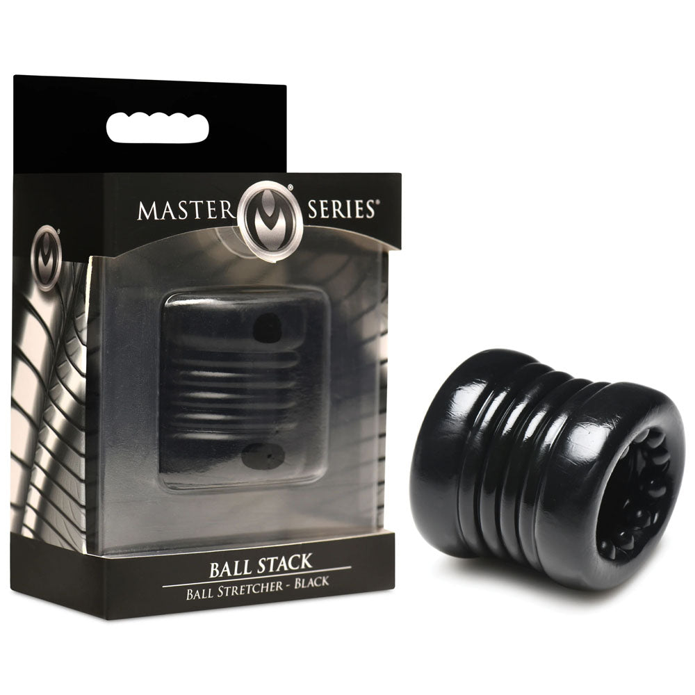 Master Series Ball Stack Ball Stretcher - Black - Black Ball Stretcher-AH423-BLACK