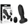 Inmi Flickers Bum Flick Flicking & Vibrating Butt Plug - Black 14 cm USB Rechargeable Flicking Butt Plug with Remote