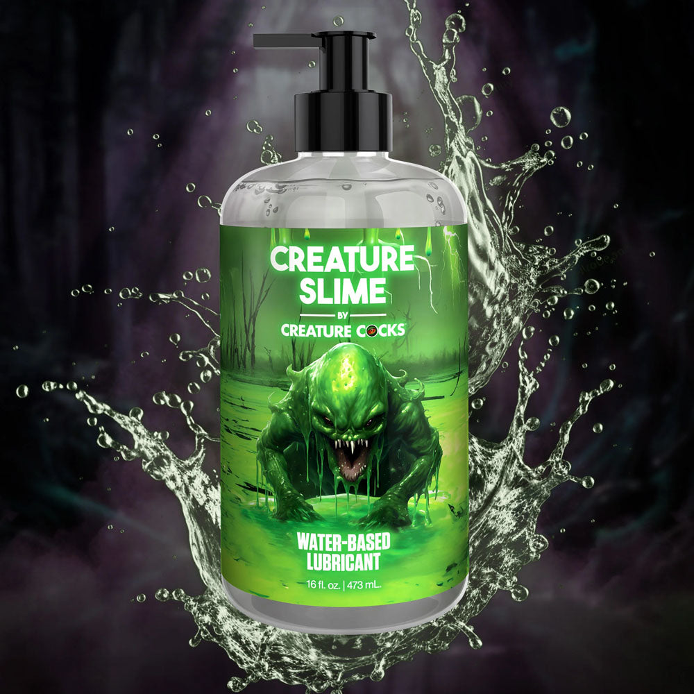 Creature Cocks Water-Based Lubricant - 473 ml - Water Based Lubricant - 473 ml Pump Bottle-AH455-16OZ