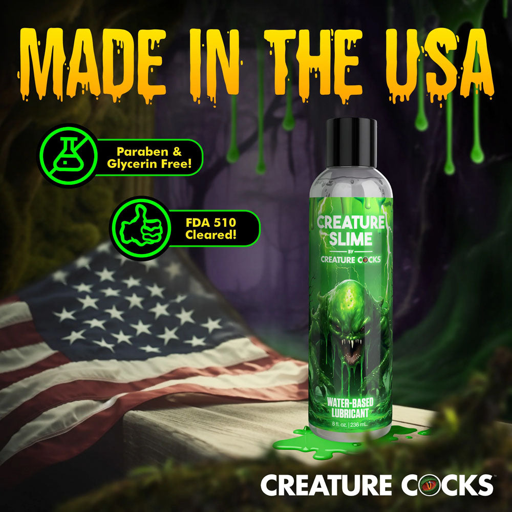 Creature Cocks Water-Based Lubricant - 236 ml - Water Based Lubricant - 236 ml Pump Bottle-AH455-8OZ