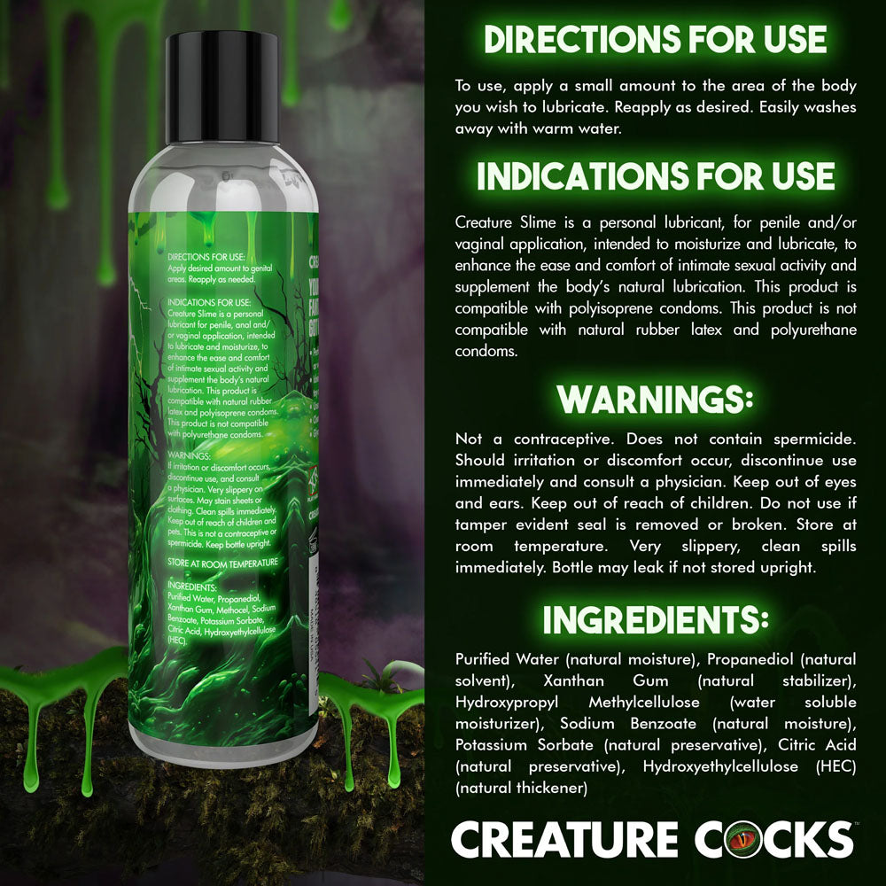 Creature Cocks Water-Based Lubricant - 236 ml - Water Based Lubricant - 236 ml Pump Bottle-AH455-8OZ