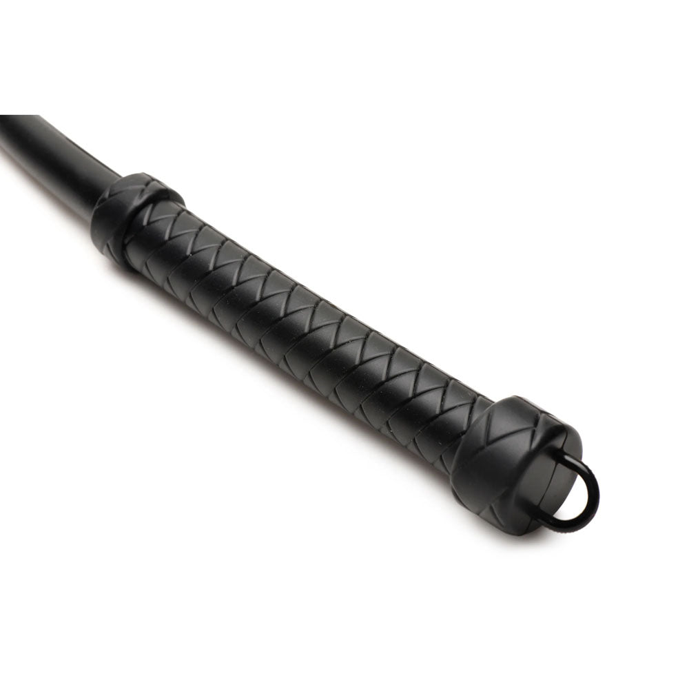 Master Series Viper Tail - Black - Black Silicone Whip-AH512-BLACK