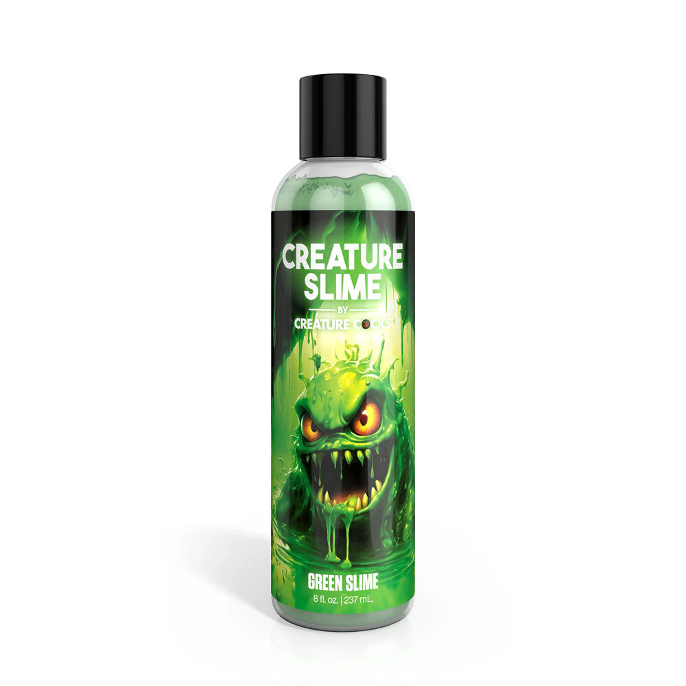 Creature Slime by Creature Cocks - Green Slime - Green Water Based Lubricant - 237 ml Bottle-AH586-8OZ