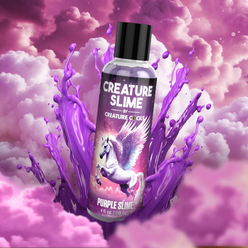 Creature Slime by Creature Cocks - Purple Slime - Purple Water Based Lubricant - 118 ml Bottle-AH587-4OZ