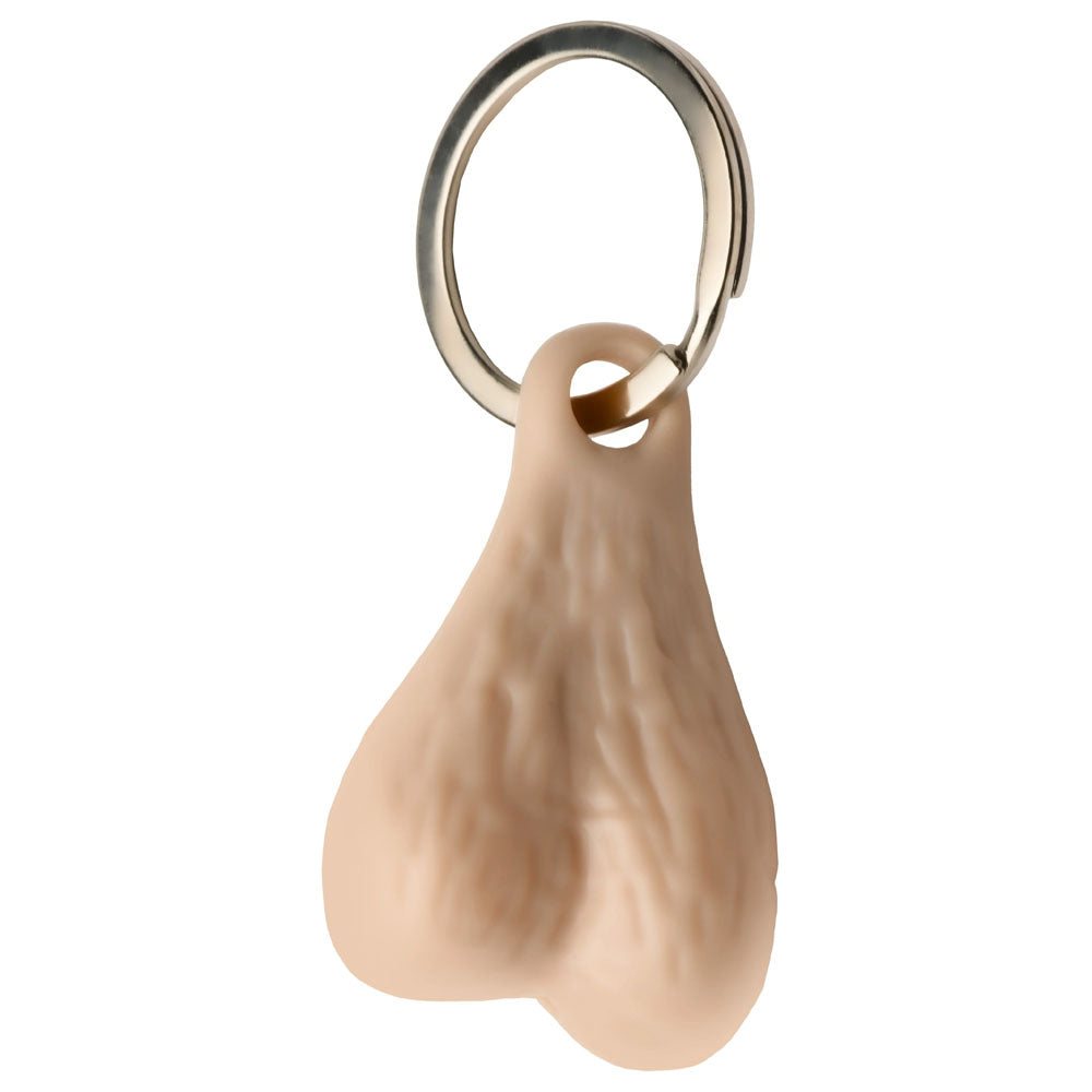 Big Ballers Nuts Keychain - Light - Novelty Keychain-AH615-LIGHT