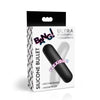 BANG! Flexible Silicone Bullet - Black-AH717-Black
