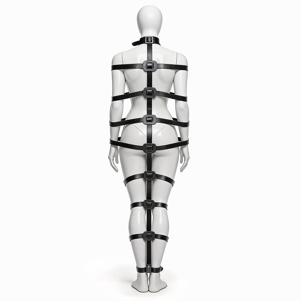 Master Series Backbone - Black Full Body Harness Restraints - AH739