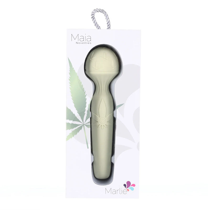 Maia Marlie 420 - Green 20.6 cm USB Rechargeable Massage Wand-AV304-LF