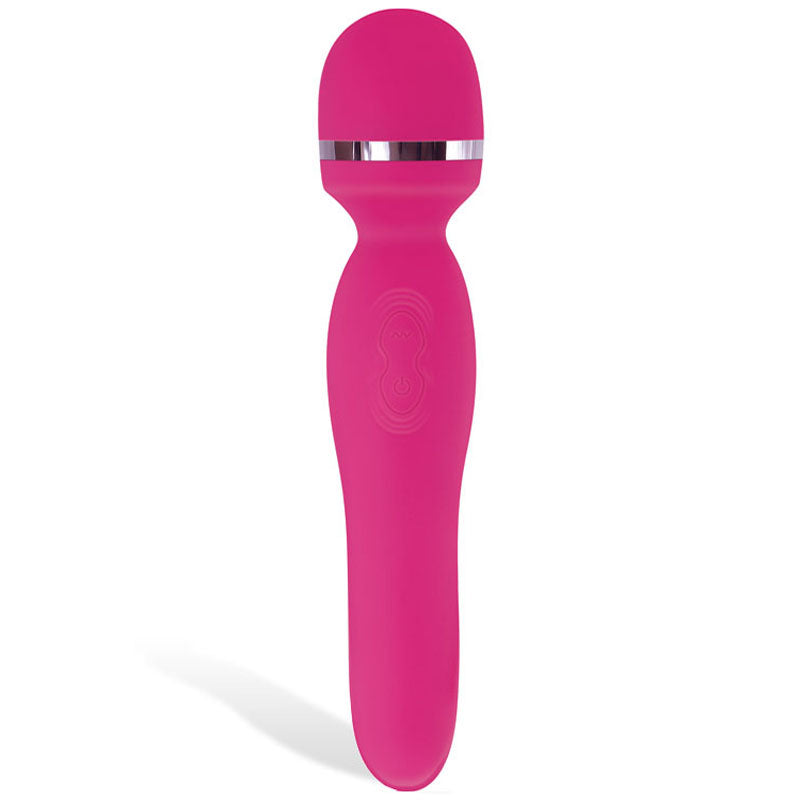 Adam & Eve Intimate Curves Rechargeable Wand - Pink 19.7 cm (7.75) USB Rechargeable Massage Wan