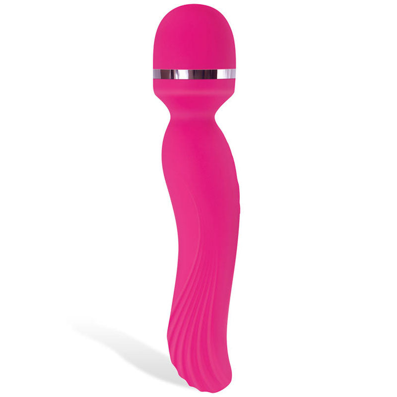 Adam & Eve Intimate Curves Rechargeable Wand - Pink 19.7 cm (7.75) USB Rechargeable Massage Wan