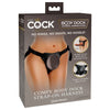 King Cock Elite Comfy Body Dock Strap-On Harness - Black Adjustable Strap-On Harness (No Probe Included)-BD102-29