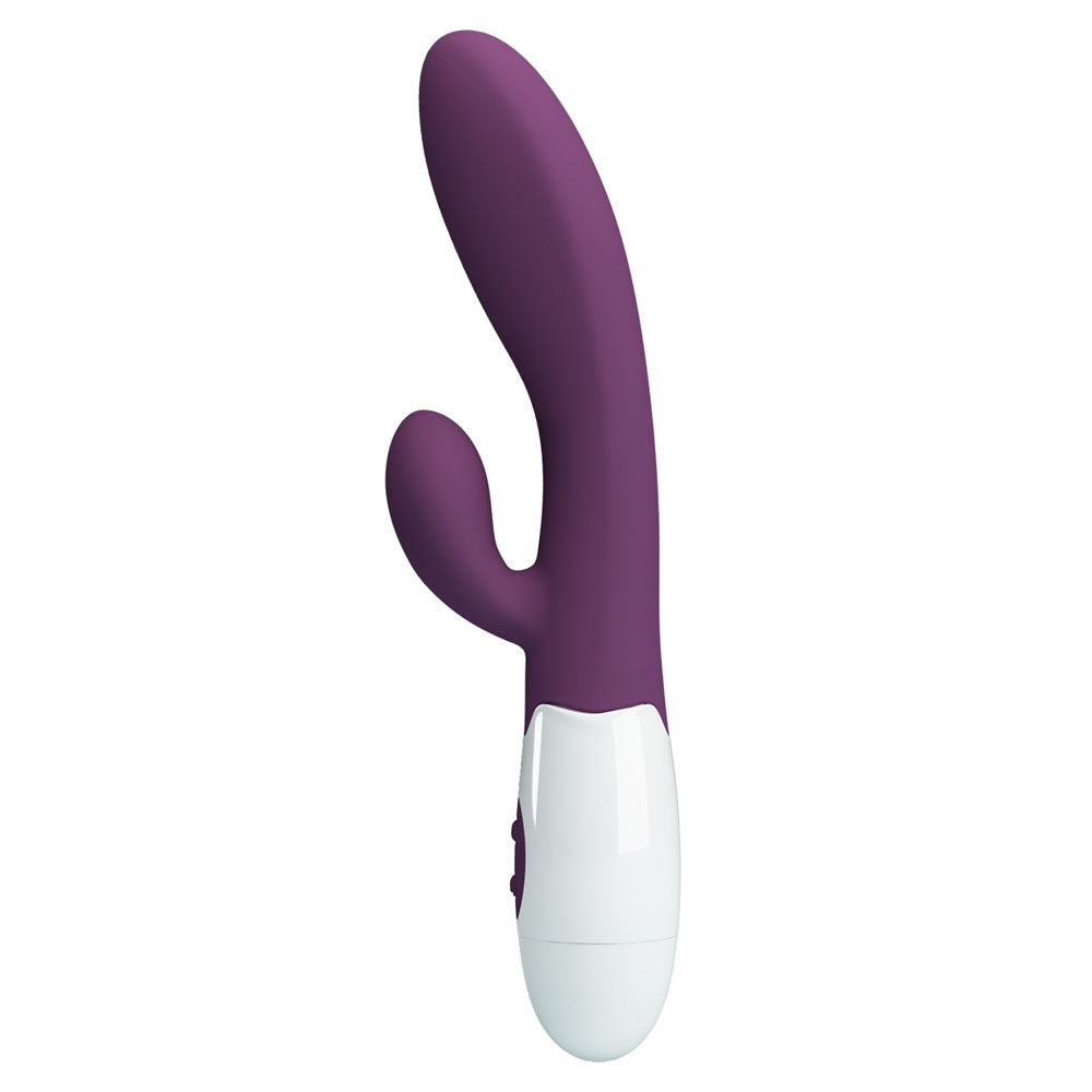 Party Up BEN Classic Vibe - Purple - Purple 20 cm Rabbit Vibrator-BI-014263-A2-PU