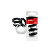 HUNKYJUNK JACKER 5-STACK five-pack tube super-strong  cockrings CLEAR/...-HUJ-151-CL/BK