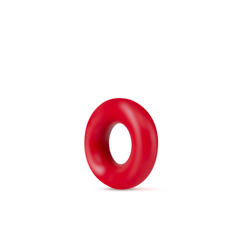 Stay Hard Donut Rings - Red Cock Rings - Set of 2-BL-00898