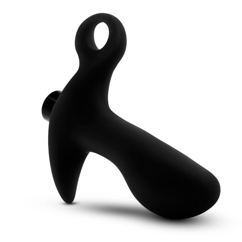 Anal Adventures Platinum Vibrating Prostate Massager 01 - Black 10.8 cm USB Rechargeable Prostate Massager-BL-11615