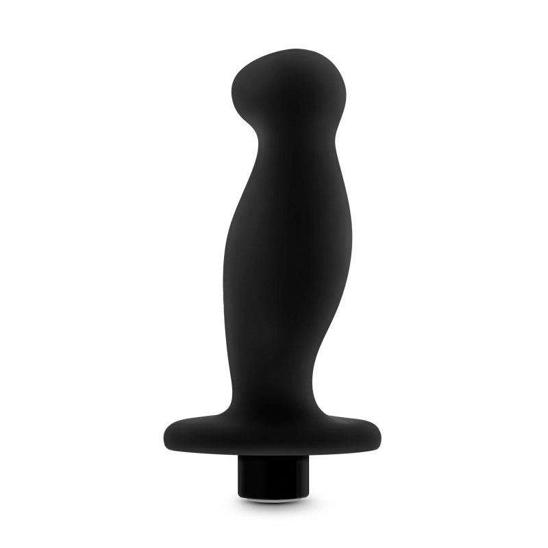 Anal Adventures Platinum Vibrating Prostate Massager 02 - Black 10.8 cm USB Rechargeable Prostate Massager-BL-11625