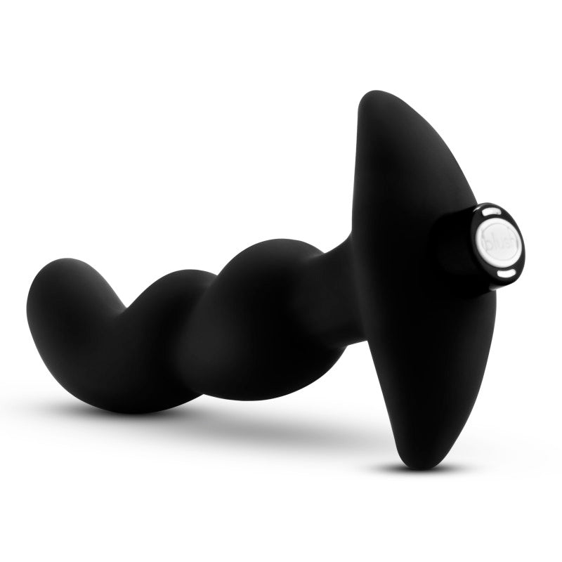 Anal Adventures Platinum Vibrating Prostate Massager 03 - Black USB Rechargeable 15.2 cm Prostate Massager-BL-11635