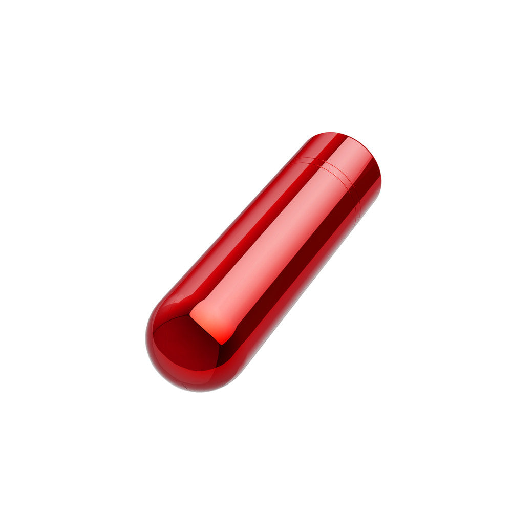 Kool Vibes - Rechargeable Mini Bullet - Cherry - Red 6.4 cm USB Rechargeable Bullet-BL-14308