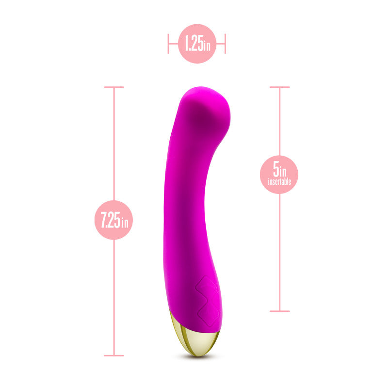 Aria Bangin AF - Purple 18.4 cm USB Rechargeable Vibrator-BL-21201