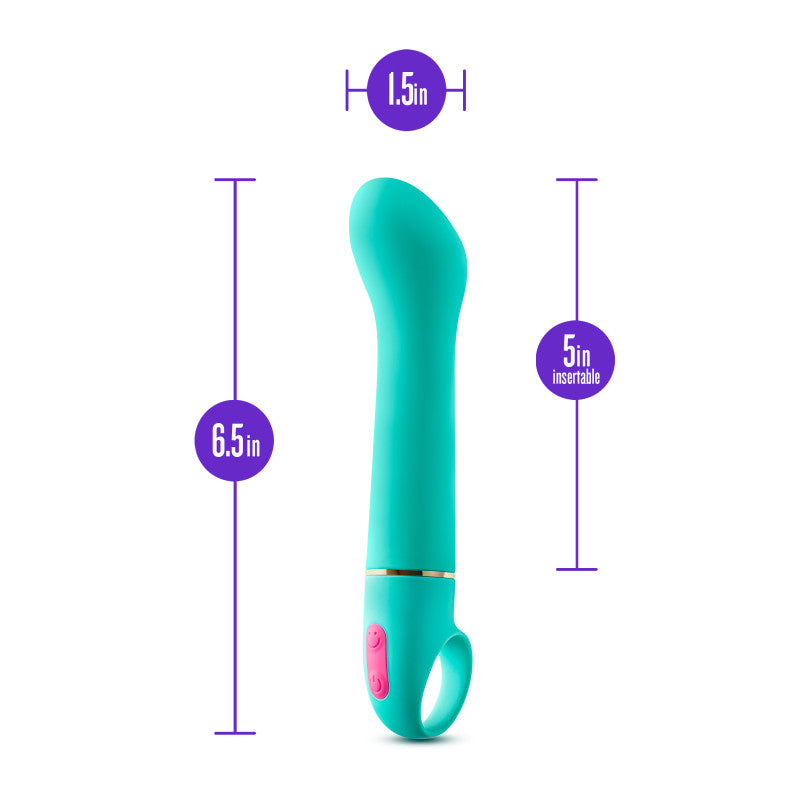 Aria Flirty AF - Teal 16.5 cm Vibrator-BL-21922