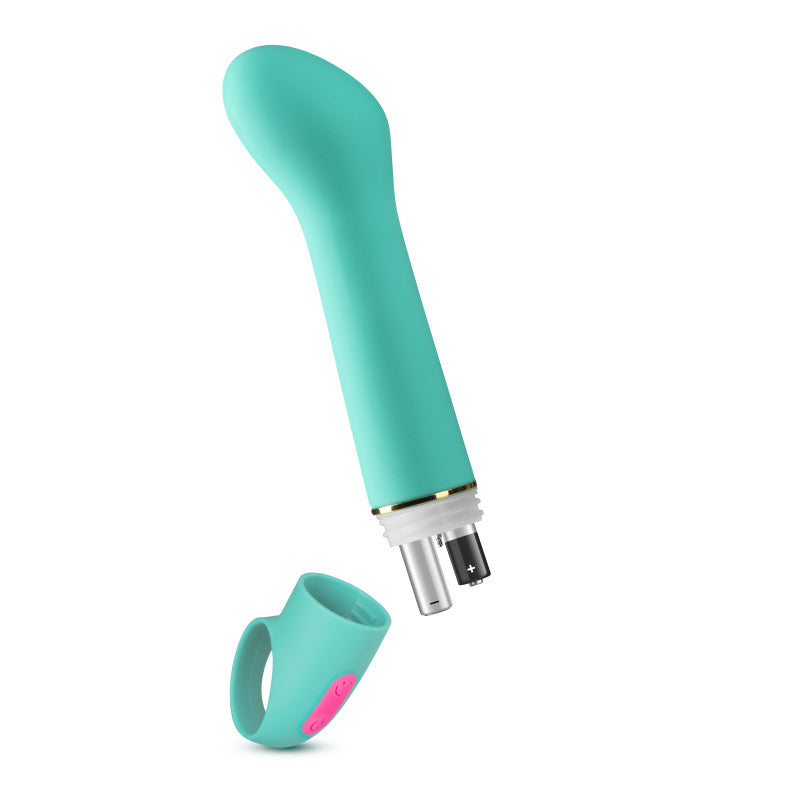 Aria Flirty AF - Teal 16.5 cm Vibrator-BL-21922