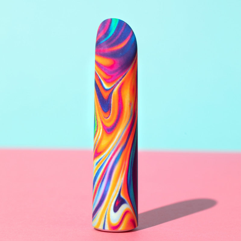 Limited Addiction Psyche - Power Vibe - Rainbow 10.2 cm USB Rechargeable Bulet-BL-27511