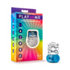 Play With Me Pleaser Rechargeable C-Ring - Blue - Blue Rechargeable Cock Ring-BL-31912