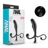 Anal Adventures Prostate Stimulator - Black 12.7 cm Prostate Massager-BL-40085