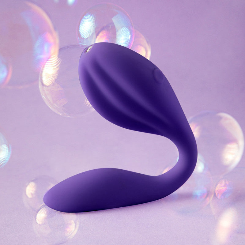 Wellness Duo - Purple - Purple USB Rechargeable Couples Vibrator-BL-44101