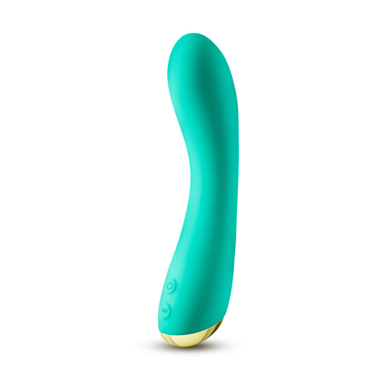 Aria Luscious AF - Teal 17.8 cm USB Rechargeable Vibrator-BL-45822