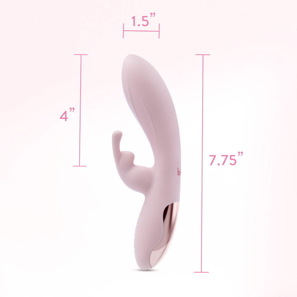 Blush - Morgan - Pink 19.7 cm USB Rechargeable Rabbit Vibrator-BL-47600