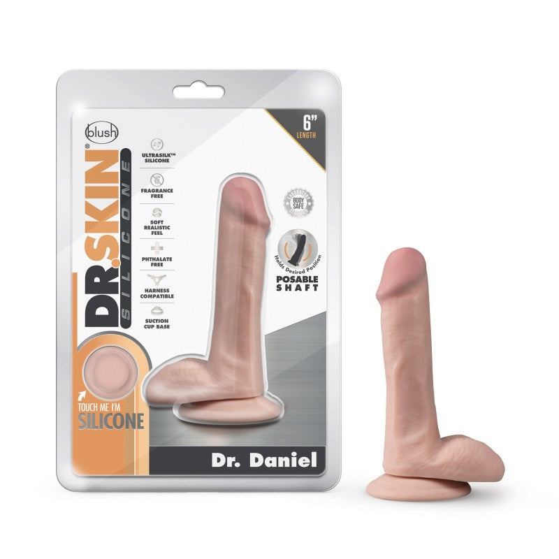 Dr. Skin Silicone Dr. Daniel - Flesh 15.2 cm Dong-BL-54613