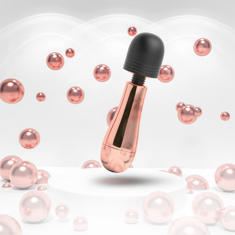 Lush Chloe - Rose Gold USB Rechargeable Mini Massager Wand-BL-76123