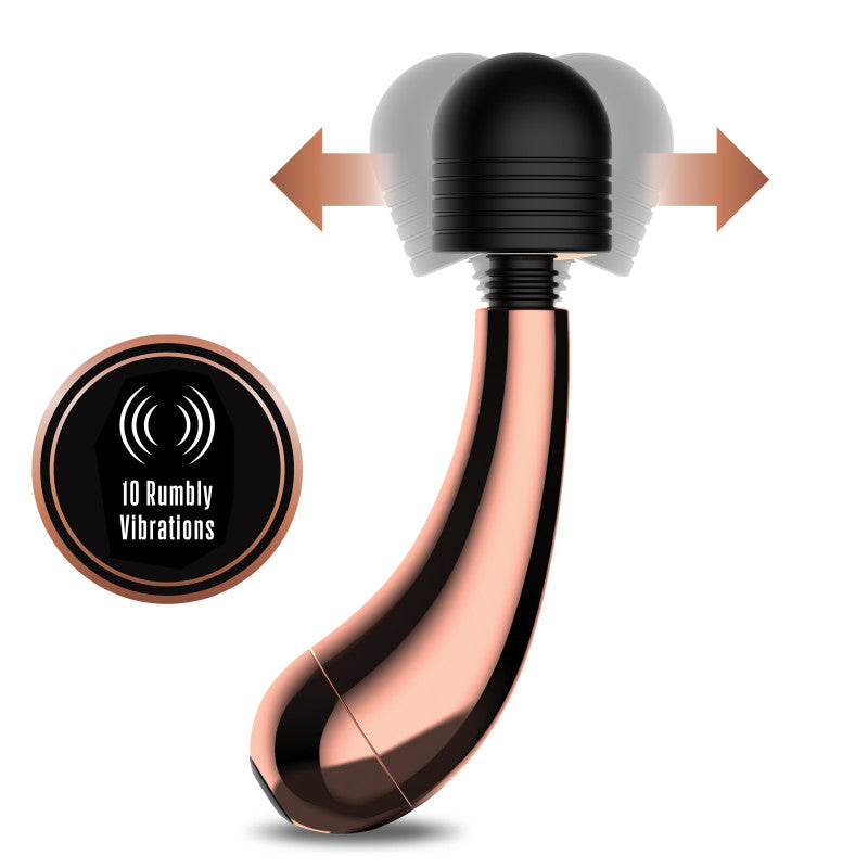 Lush Callie - Rose Gold USB Rechargeable Mini Massager Wand-BL-76333