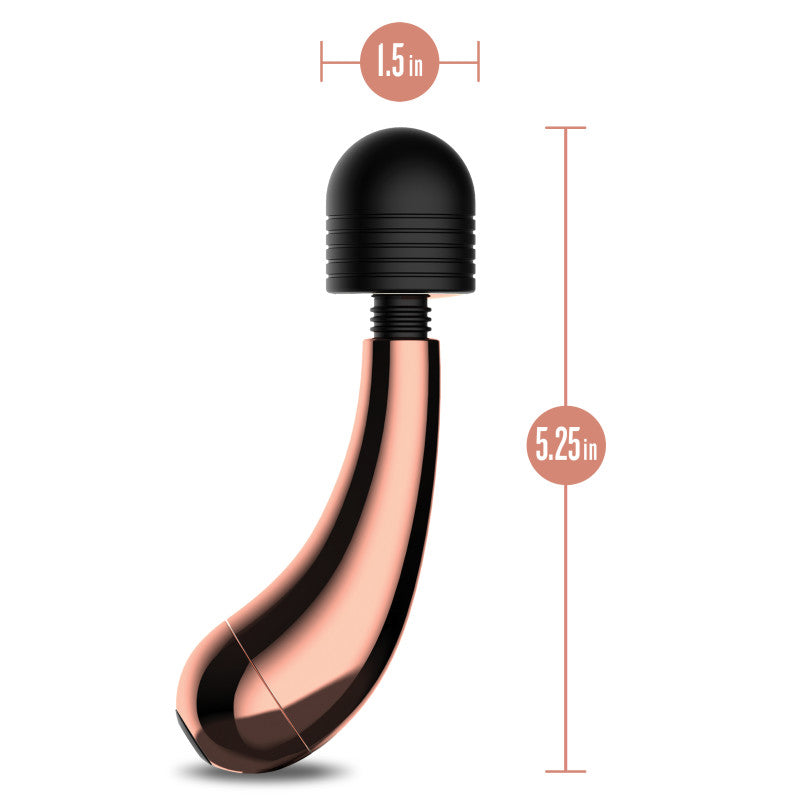 Lush Callie - Rose Gold USB Rechargeable Mini Massager Wand-BL-76333