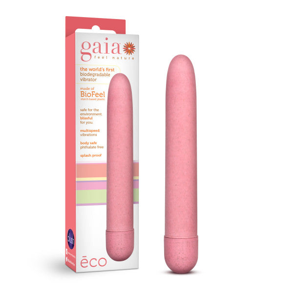 Gaia - Eco - Coral Pink 17.8 cm (7) Vibrator-BL-81900