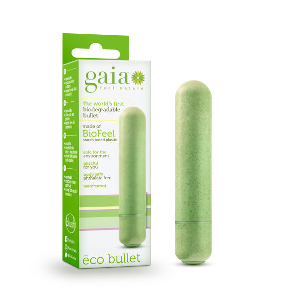 Gaia Eco Bullet - Green 8.9 cm (3.5) Bullet-BL-82922