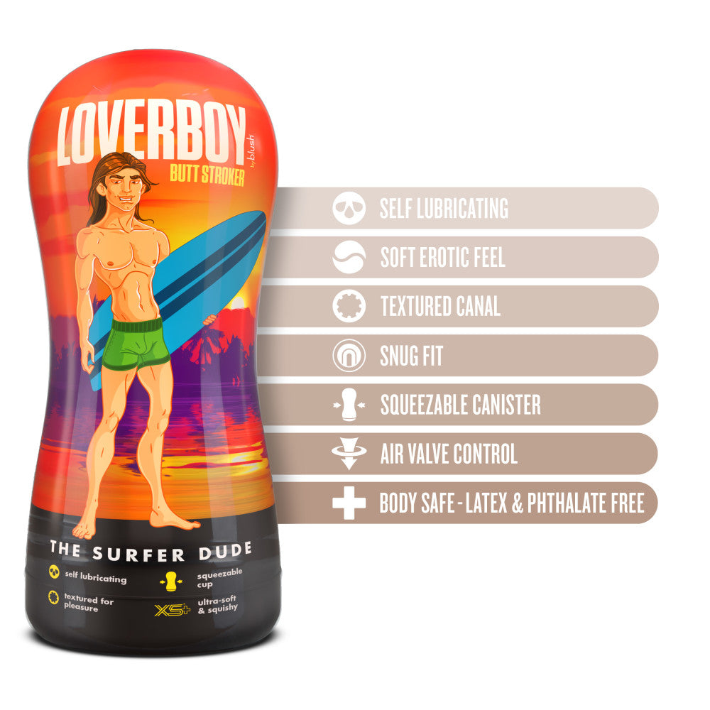 Coverboy The Surfer Dude - Flesh Male Ass Stroker-BL-84043