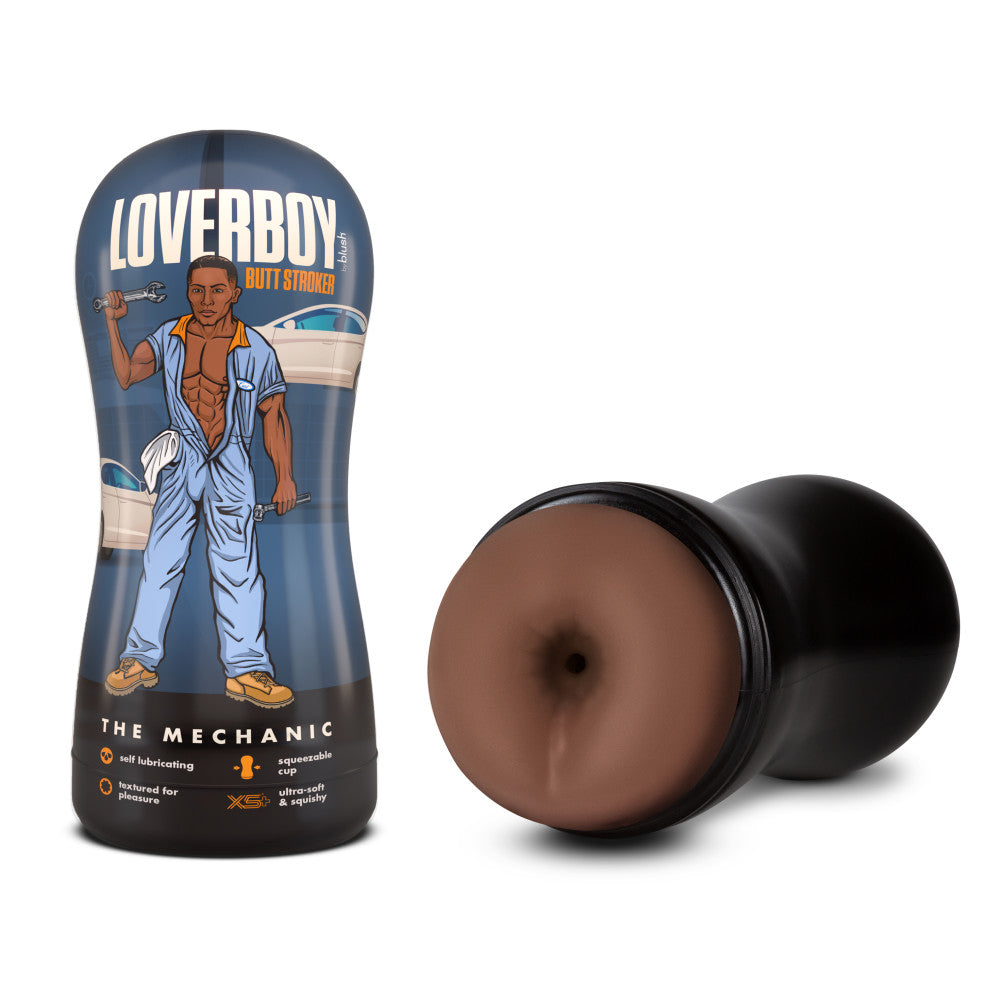 Loverboy The Mechanic - Brown Male Ass Stroker-BL-84046