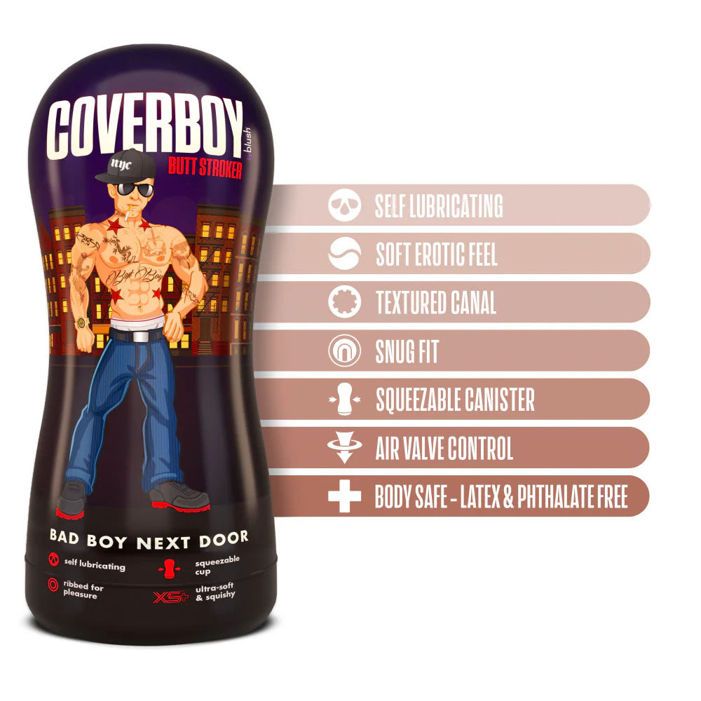 Coverboy Bad Boy Next Door - Flesh Male Ass Stroker-BL-84053