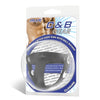 Blue Line T-Style Silicone Cock Ring With Ball Divider-BLM3073