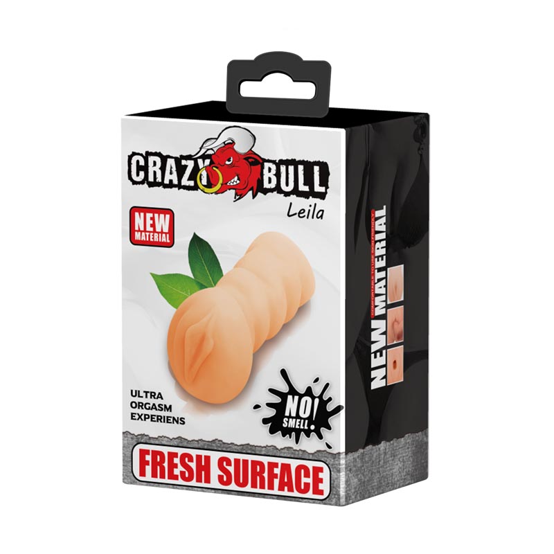CRAZY BULL LEILA Vagina Stroker - Flesh Vagina Stroker - BM-009132U