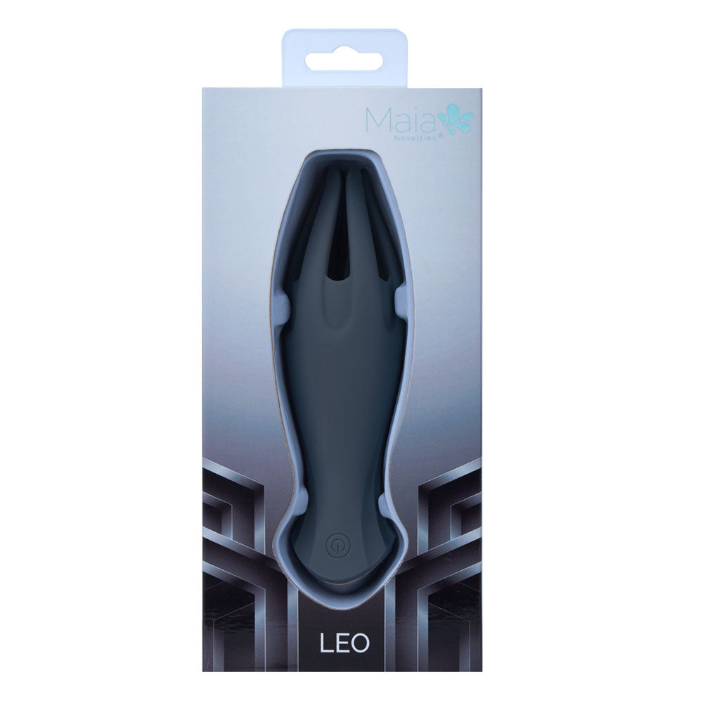 Maia LEO - Grey - Grey USB Rechargeable Penis Head Tickler-BO-25-18-GREY