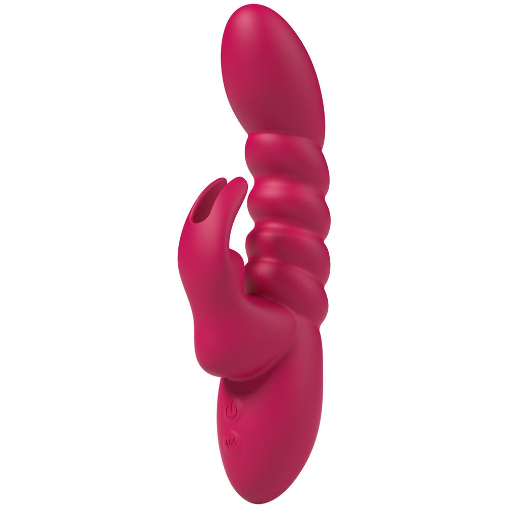 Party Up BRYNLYN - Pink - Pink 18.2 cm USB Rechargeable Rabbit Vibrator-BP-W00001